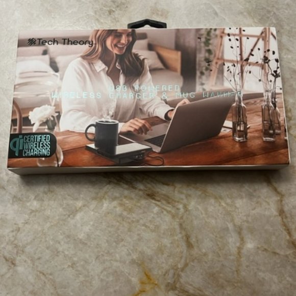 Tech Theory Wireless Charger and Mug Warmer - Picture 1 of 3